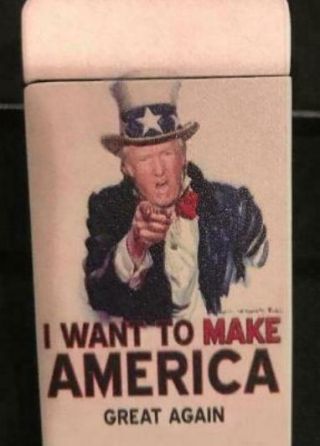 Trump I Want To Make America Great Again Dual Arc Usb Rechargeable Lighter Cigar