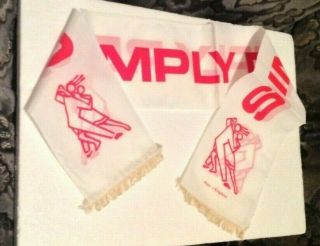 Simply Red Men And Women Vintage 1980s Concert Scarf - Postfree Plus 10 More