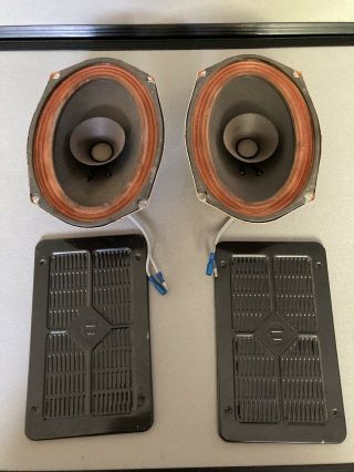 Vintage Utah Speakers 6x9 With Metal Grill