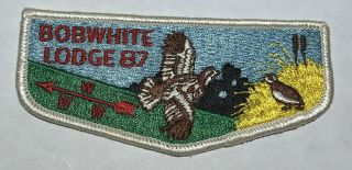 Oa Lodge 87 Bob White Flap Bc2