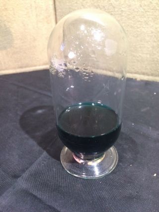 Antique Inverted Specimen Or Apothecary 4.  75” Bottle Jar