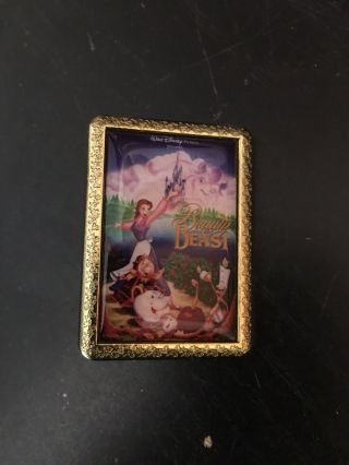 Shopdisney Movie Poster Pin Beauty And The Beast Mystery Chaser Belle