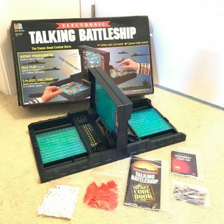 Vintage Electronic Talking Battleship Game 1989 Milton Bradley Complete 2
