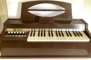 Vintage Magnus Electric Chord Organ Model 300 1960 
