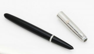 Vintage Parker 51 Aerometric Demi Fountain Pen [smooth Nib] [fully Restored]
