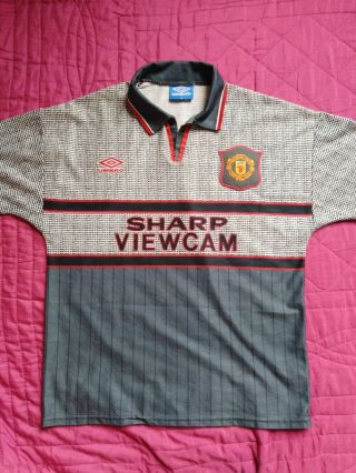 Vintage & 1995 96 Mens Manchester United Football Shirt Top Jersey