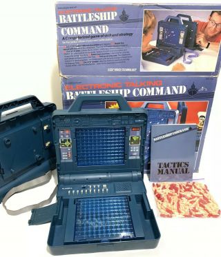 Vintage 1988 Vtech Battleship Command Game Retro Electronic Talking Sound
