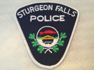1 - Sturgeon Falls Police Department Shoulder Patch Ontario Ca