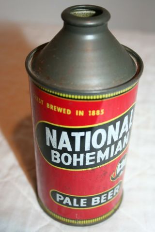 National Bohemian Pale Beer 12 oz.  1950 ' s IRTP HP cone top from Baltimore,  MD. 2