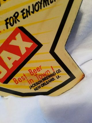 Texas Brags About Jax Beer Bar Porcelain Metal Sign Breweriana nola 3