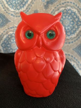 VINTAGE OWL BLOW MOLD 7 STRING PATIO,  RV,  CAMPING PARTY LIGHTS.  LIFE’S A HOOT 2