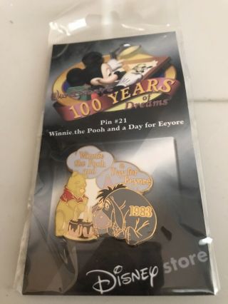 Disney Pin 100 Years Of Dreams Winnie The Pooh And A Day For Eeyore 21