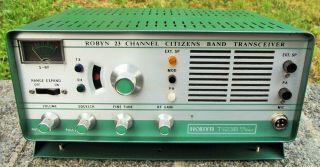 Vintage Robyn Model 123b 23 - Channel Cb Transceiver