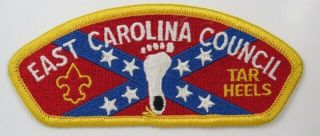East Carolina Council Tar Heels Csp Light Yellow Border [c - 1819]