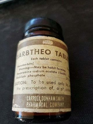 Rare Vintage Carroll,  Dunham,  Smith Bottle (barbtheo)