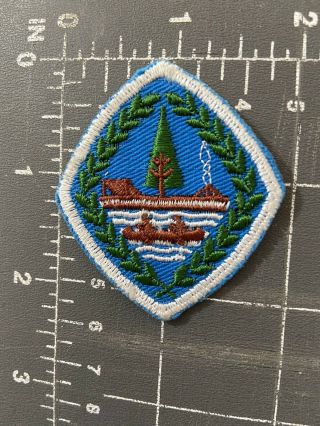 Vintage Canadian Boy Scouts Of Canada Venturers Patch Venturing Canoeing Badge
