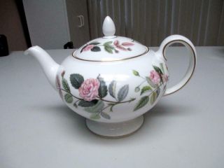 Vintage Wedgwood Hathaway Rose Bone China Teapot With Lid