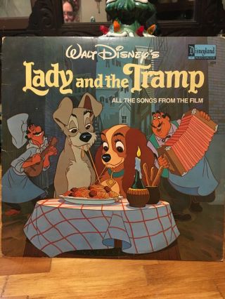 Walt Disney The Story And Songs From Lady And The Tramp Record Album