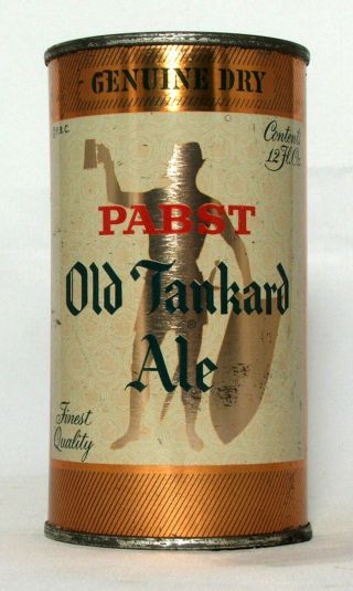 Pabst Old Tankard Ale 12 Oz.  Flat Top Beer Can - Milwaukee,  Wi.