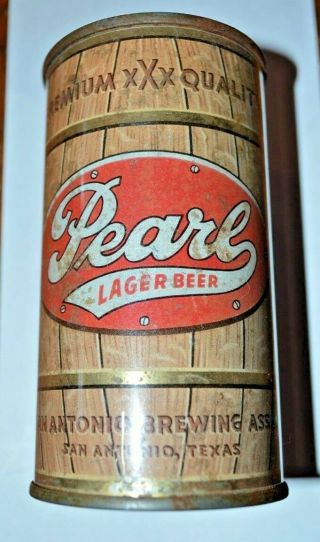 Pearl Lager Flat Top Beer Can Vanity Lid
