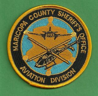 Maricopa County Sheriff Arizona Police Air Unit Shoulder Patch