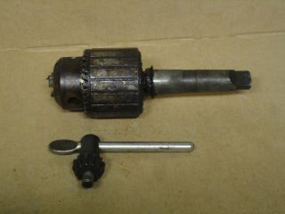 Vintage Jacobs No 36 Drill Chuck 3/16 - 3/4 3 Morse Taper Shank Machinist Ao303