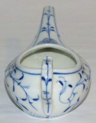 Antique Germany Flow Blue Danube Onion Porcelain Invalid Infant Feeder 2