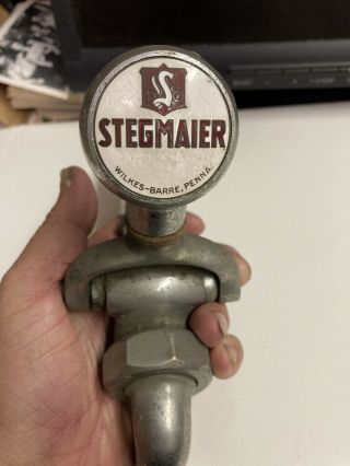 Vintage 1940 ' s Stegmaier’s Beer Ball Tap Knob Wilkes - Barre PA 2