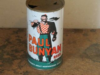 Paul Bunyan Beer.  Really.  Colorful.  Solid.  Flat Top