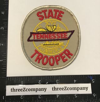 Vintage Tennessee State Trooper Highway Patrol Police Patch Tn
