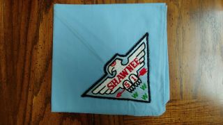 Shawnee Oa Lodge 51 - Neckerchief Blue With Patch