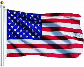 3x5 Polyester Us Flag Usa America Stars Stripes United States Brass Grommets