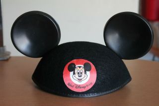 Walt Disney World Mickey Mouse Ears Hat By Jacobson Adult Size Made In Usa