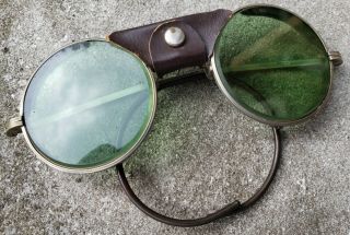 Vtg Ao American Optical Welders Glasses Welding Goggles Steampunk Industrial