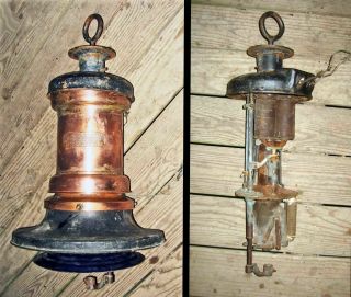 C1900 - 1910 Antique General Electric Ge " Luminous " Electric Street Light Arc Lamp