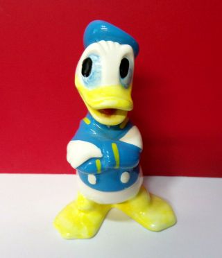 Walt Disney Productions Donald Duck Ceramic Japan Figurine