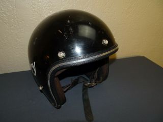 Vintage Motorcycle Racing Helmet Harley Davidson Mchal? Bell Bobber Usa Made