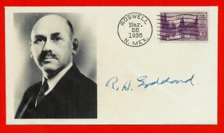 Dr Robert Goddard Collector Envelope W Period 1935 Stamp Op1415