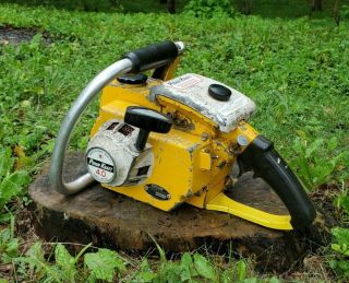 Vintage Montgomery Wards 4.  0 Chainsaw,  65cc,  Same as Remington PL - 5.  RUNS WELL 2