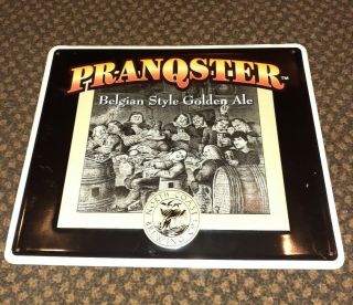 Pranqster Belgian Style Golden Ale North Coast Brewing Co Large Tin Sign Poster