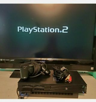 Playstation 2 Console System Ps2 Oem Fat Scph - 300 Bundle Some Wears Vtg