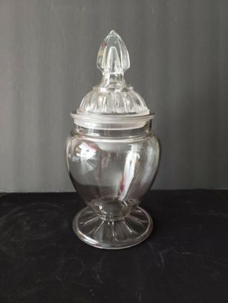 Antique Globe Style Apothecary Candy Jar Drug Store Pharmacy Display Jar