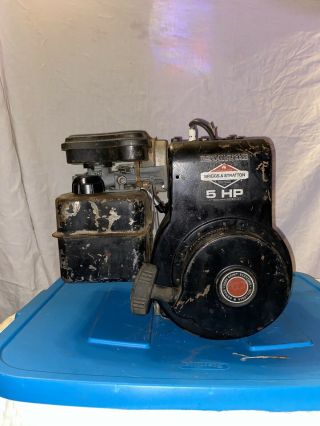 Vintage Briggs And Stratton 5hp Horizontal Shaft Engine