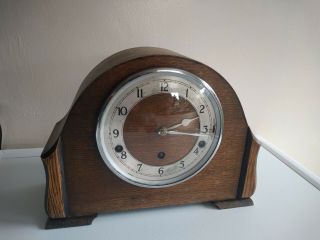 Garrard Westminster Chime Clock.  Good Order.  Retailer Sam Lyon Junr.  Blackpool.