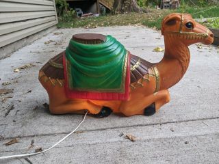 Vintage Christmas Nativity Empire Blow Mold Camel
