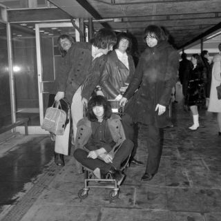 Music - Deep Purple - London Heathrow Airport 1960s Old Photo