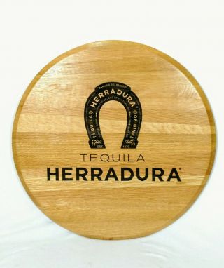 Vintage Herradura Tequila Barrel Head Top Lid Hanging Sign Advertising Bar