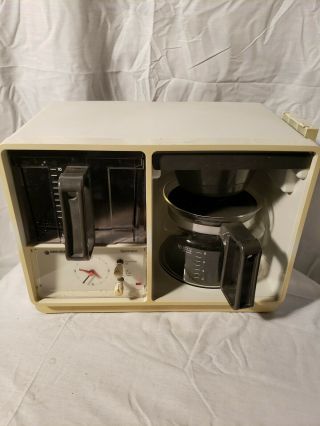 Vintage Black & Decker Under Cabinet Spacemaker Coffee Maker 10 Cup
