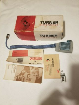 Vintage Turner M,  2/u Cb Base Microphone M,  2u