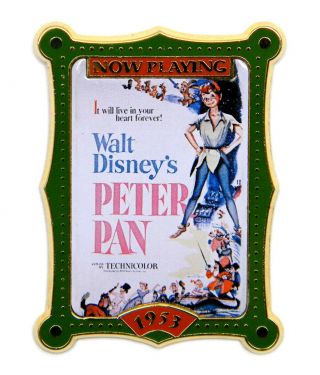 Peter Pan Movie Poster 100 Years Of Dreams Series Disney Pin